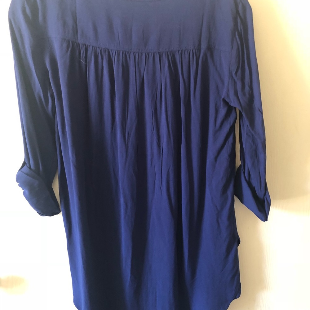 Blue Long-Sleeve Tunic - Picture 2 of 5